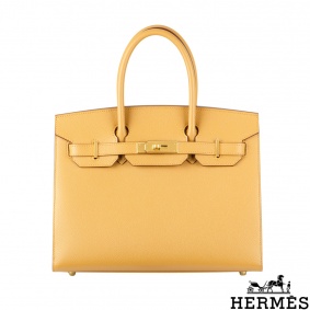 Herms Birkin Sellier 30cm Sesame Veau Epsom GHW